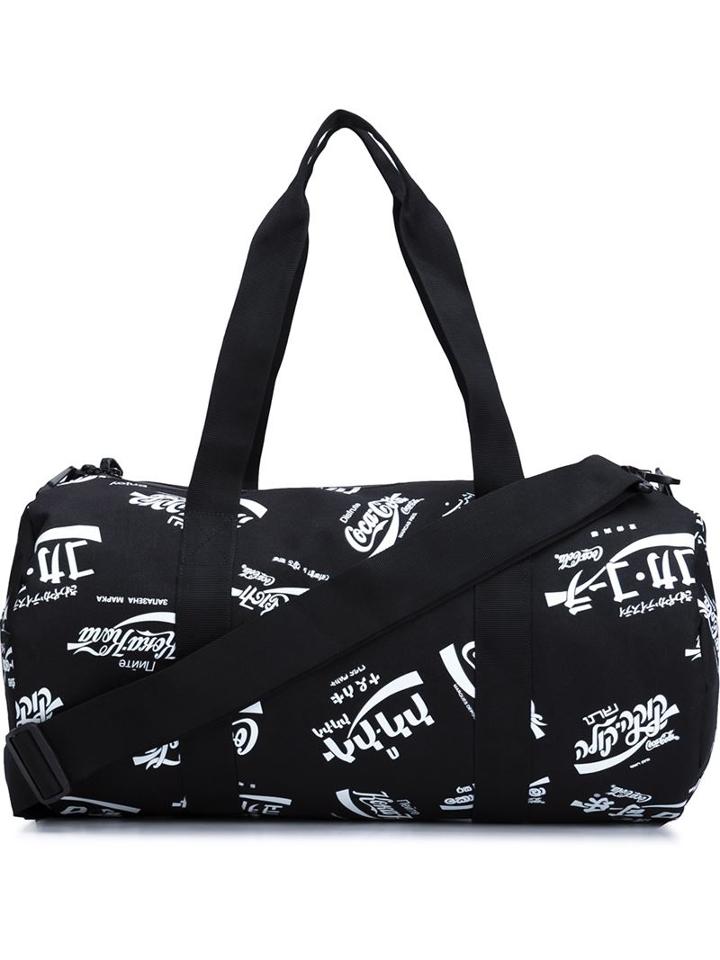 Herschel Supply Co. Polyblock Print Holdall, Black, Polyester