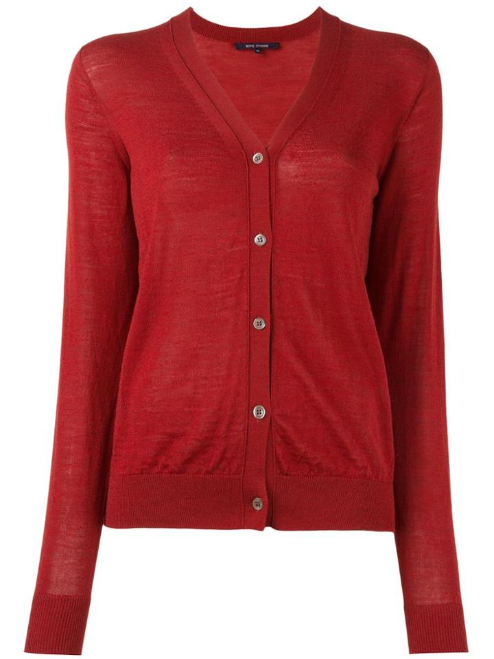 Sofie D'hoore V-neck Cardigan - Red