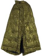 Poiret Oversized Lurex Puffer Coat - Yellow