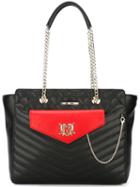 Love Moschino Pouch Detail Tote, Women's, Black