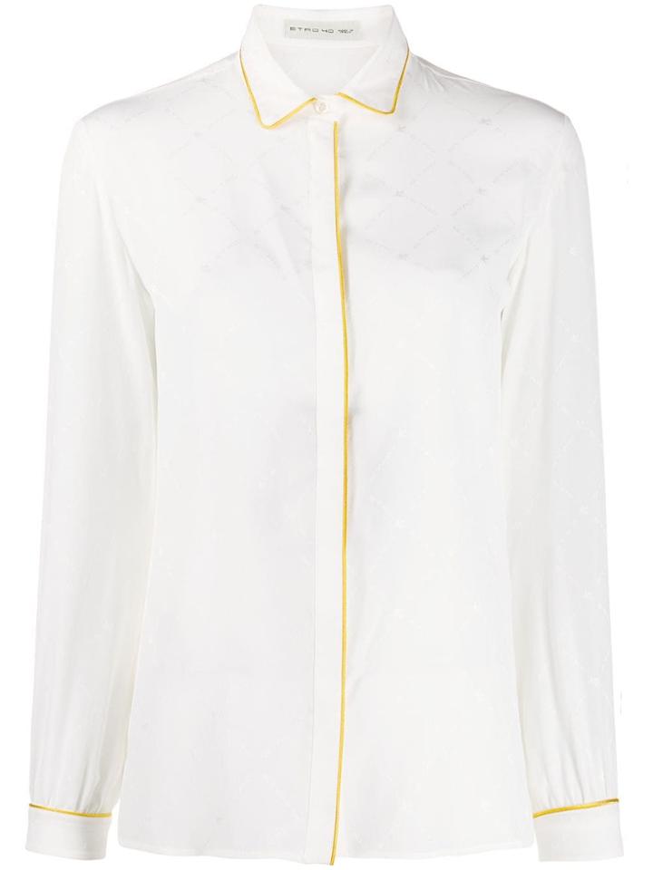 Etro Piped Shirt - White