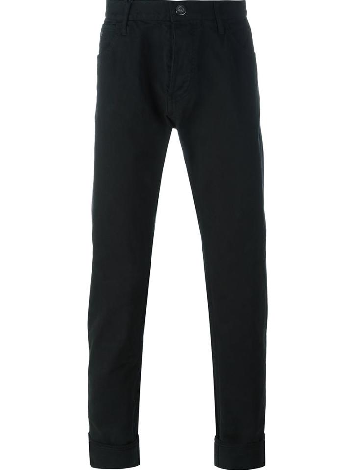 Emporio Armani Slim-fit Jeans, Men's, Size: 32, Black, Cotton