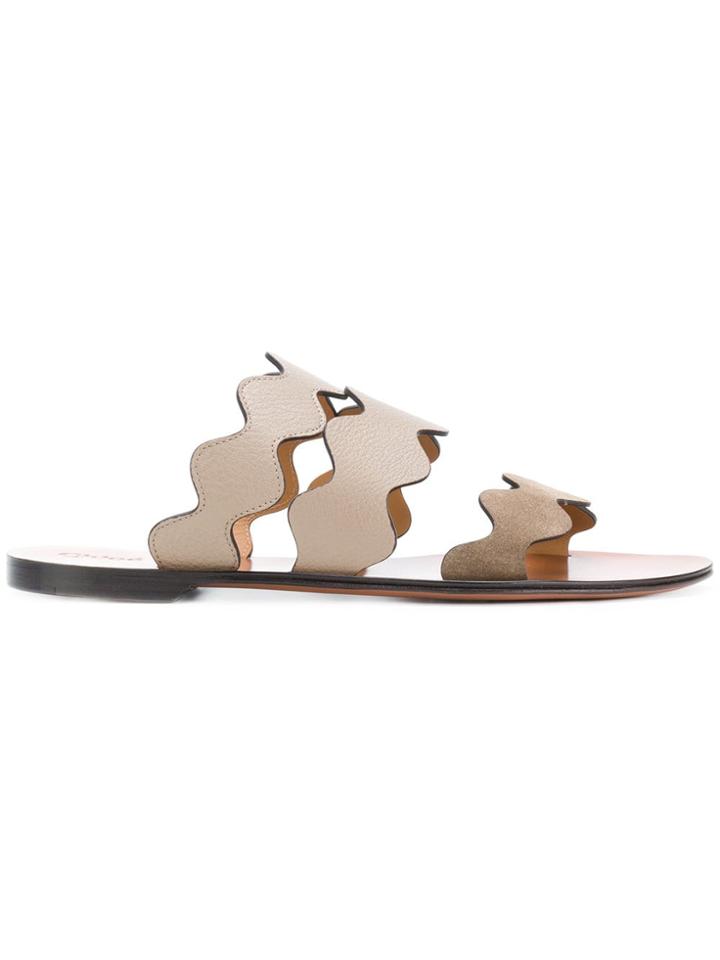 Chloé Lauren Sandals - Neutrals
