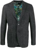 Etro Giacca Slim Fit Blazer - Grey