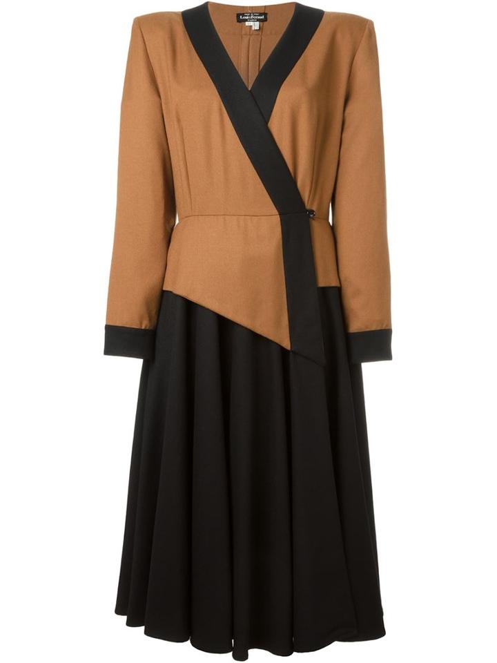Louis Feraud Vintage Wrap Front Dress