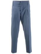 Be Able Cropped Straight Leg Trousers - Blue