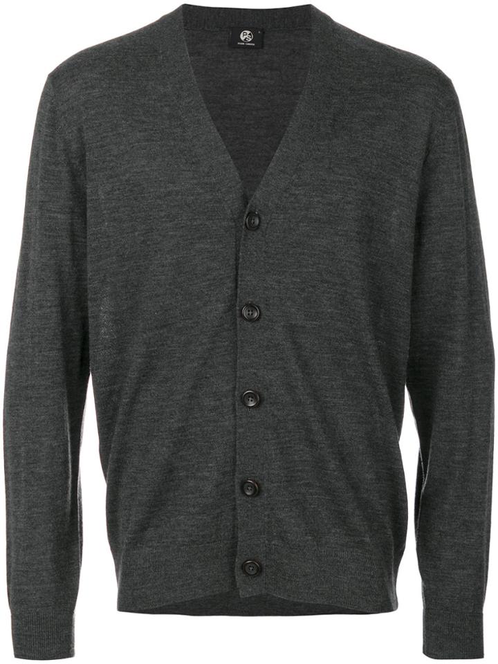 Ps By Paul Smith V-neck Cardigan - Grey