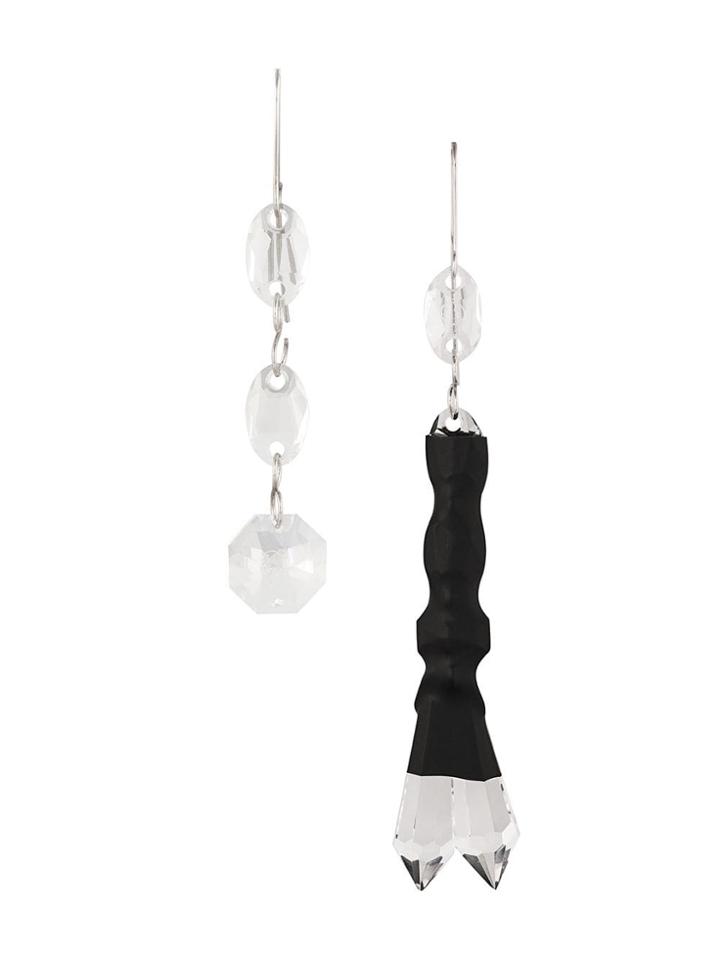 Maison Margiela Double Drop Earrings - Nude & Neutrals