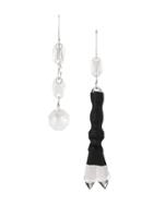 Maison Margiela Double Drop Earrings - Nude & Neutrals