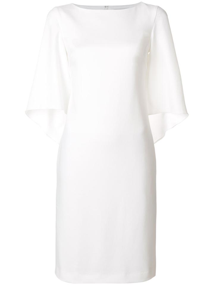 Osman Bell Sleeve Dress - White