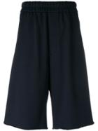 Jil Sander Drop-crotch Track Shorts - Blue