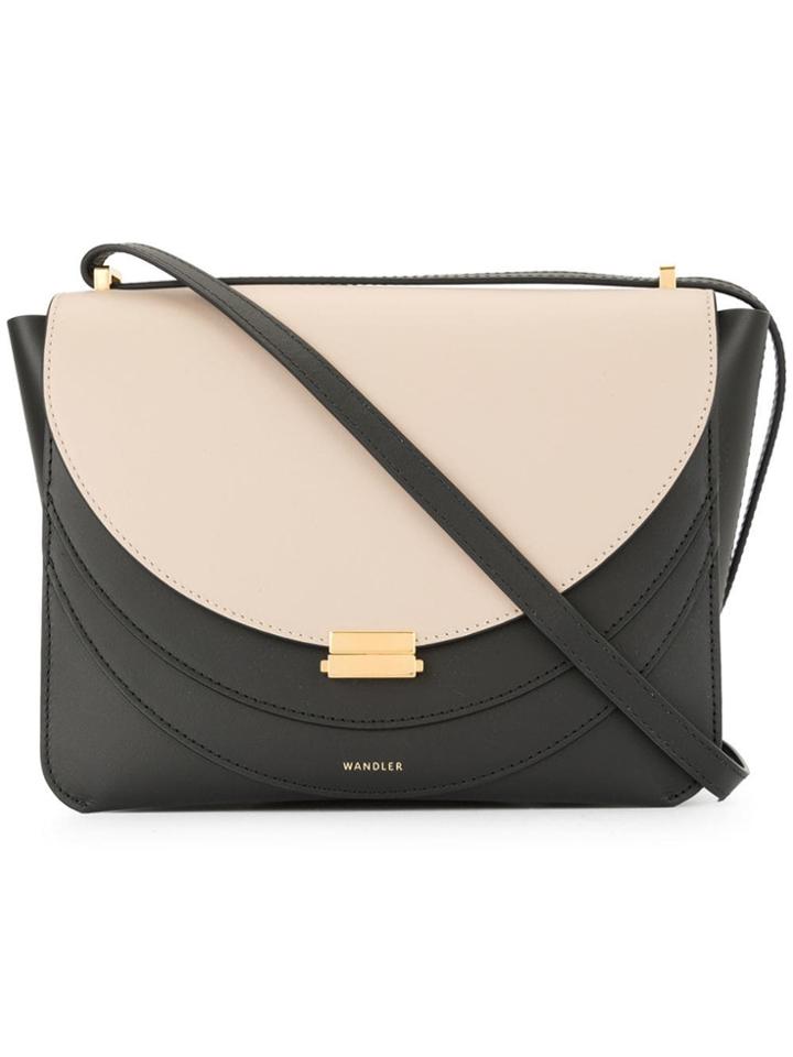 Wandler Cross-body Contrast Bag - Black