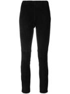 Laneus Slim Cropped Trousers - Black