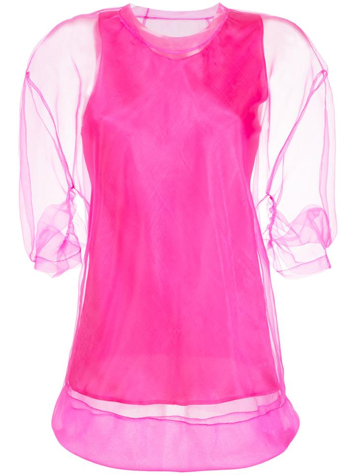 Gloria Coelho Plain Top - Pink & Purple