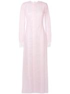 Ermanno Scervino Lace Maxi Dress - Pink & Purple