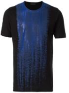 Diesel Black Gold Brush Stroke Print T-shirt, Men's, Size: M, Cotton