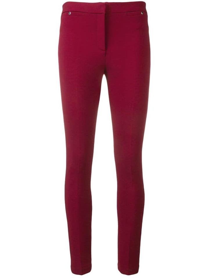 Emilio Pucci Bordeaux Pocket Detail Leggings - Red