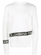 Dolce & Gabbana Front Logo Sweatshirt - White