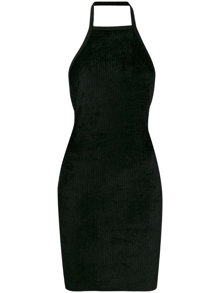 T By Alexander Wang Halter Neck Dress - Black
