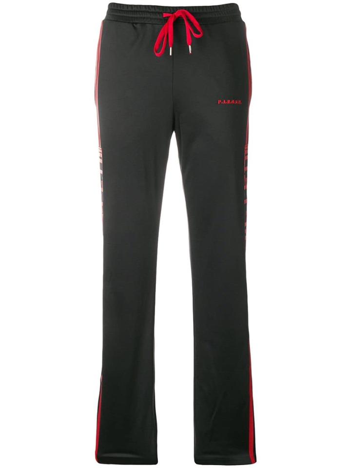 P.a.r.o.s.h. Side Tripe Track Pants - Black