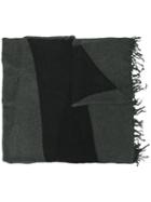 Lost & Found Ria Dunn - Fringed Scarf - Men - Linen/flax/nylon/mohair/wool - S, Grey, Linen/flax/nylon/mohair/wool