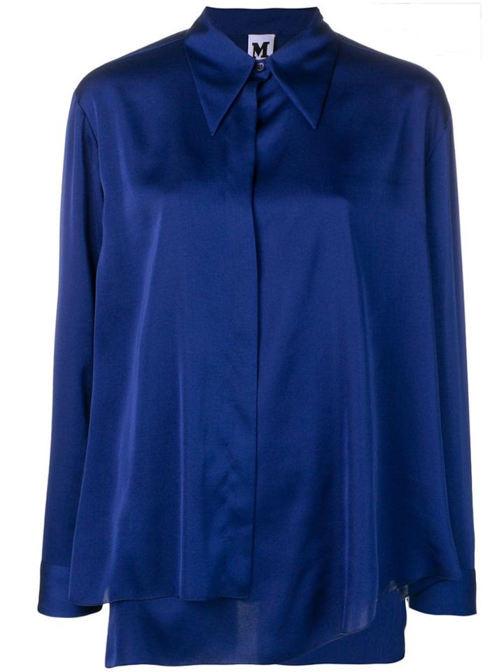 M Missoni Asymmetric Shirt - Blue