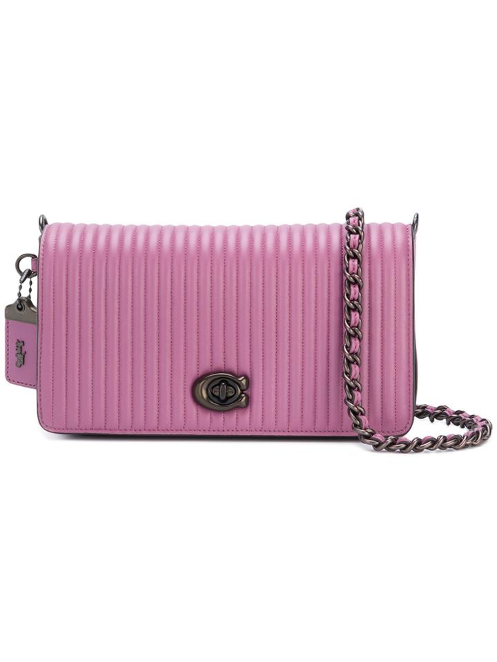 Coach Quilted Dinky Bag - Pink & Purple