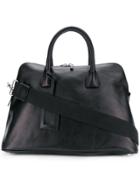 Maison Margiela Large Round Top Handle Tote - Black