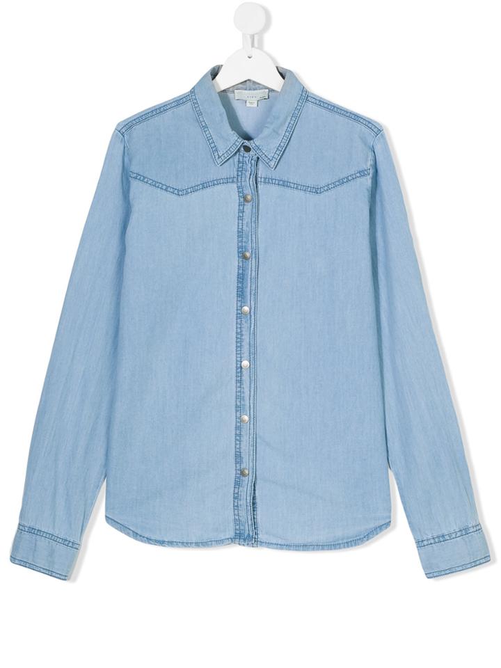 Stella Mccartney Kids Denim Shirt - Blue