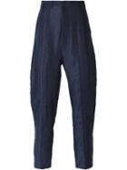 Henrik Vibskov 'sap' Trousers, Men's, Size: Large, Blue, Linen/flax/rayon