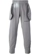 A-cold-wall* External Pocket Track Pants, Men's, Size: Large, Grey, Cotton