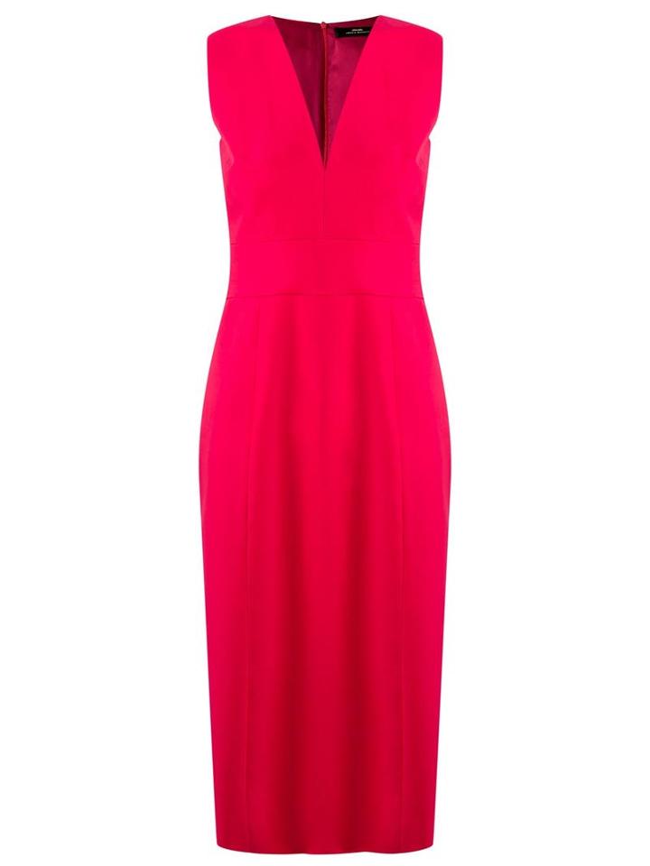 Andrea Marques Midi Dress, Women's, Size: 38, Pink/purple, Cotton/spandex/elastane