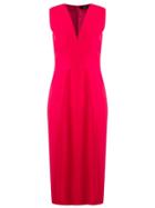 Andrea Marques Midi Dress, Women's, Size: 38, Pink/purple, Cotton/spandex/elastane