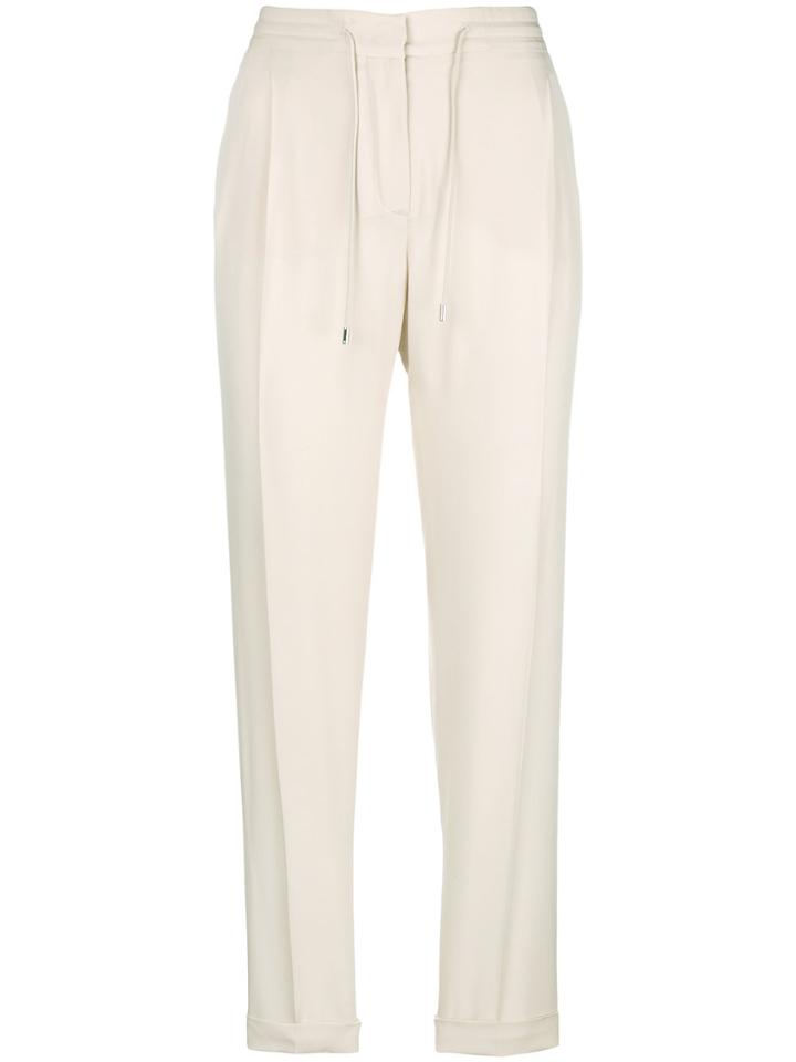 Loro Piana Drawstring Waist Trousers - Nude & Neutrals
