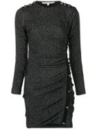 Veronica Beard Drape Detail Dress - Silver
