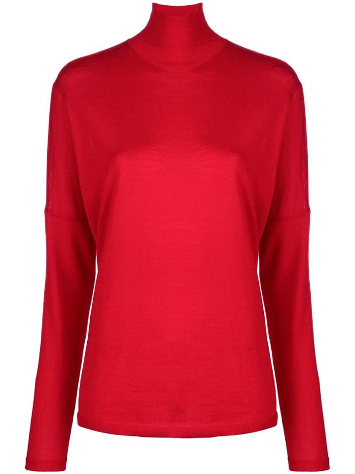 Stefano Mortari Turtleneck Sweater - Red