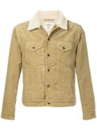 Kent & Curwen Furry Collar Short Jacket - Nude & Neutrals