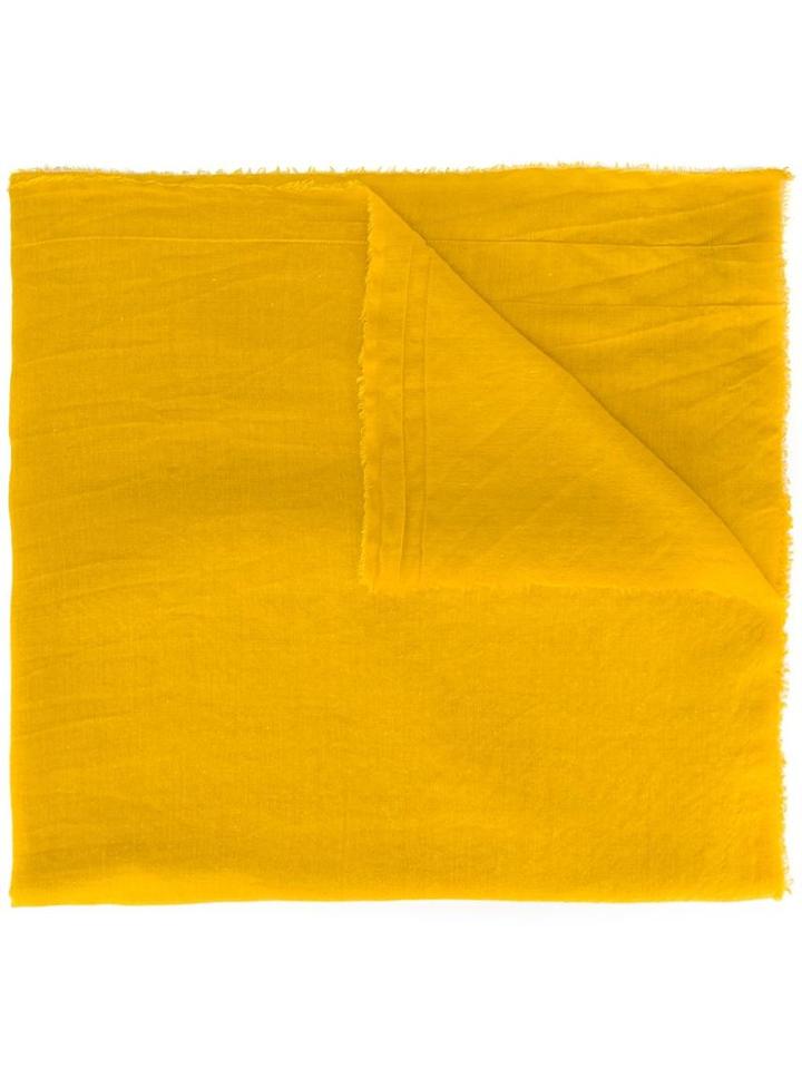 Faliero Sarti 'sheila' Scarf, Women's, Yellow/orange, Virgin Wool/silk