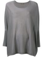N.peal - Pleated Jumper - Women - Cashmere - One Size, Women's, Grey, Cashmere