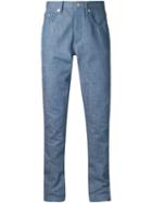Maison Kitsuné Slim Fit Jeans, Men's, Size: 34, Blue, Cotton