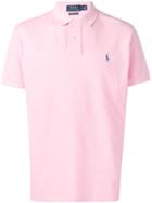 Polo Ralph Lauren Logo Embroidered Polo Shirt - Pink