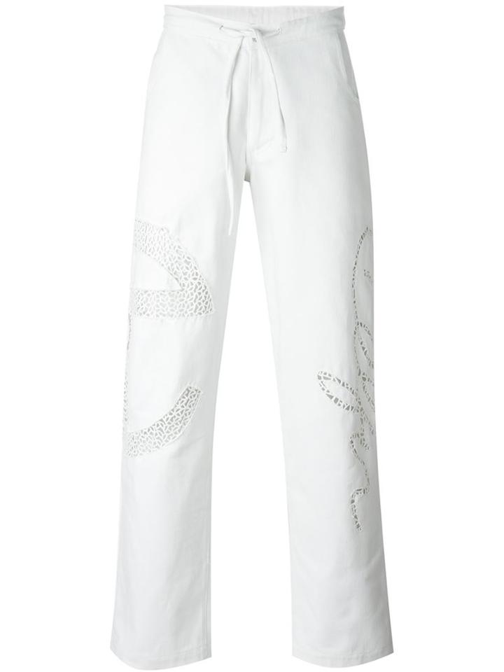 Telfar Embroidered Trousers