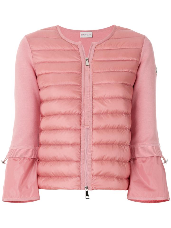 Moncler Zipped Padded Jacket - Pink & Purple