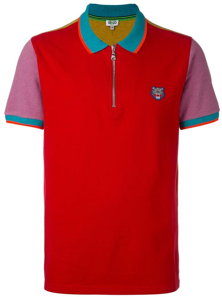 Kenzo 'mini Tiger' Polo Shirt, Men's, Size: Small, Cotton