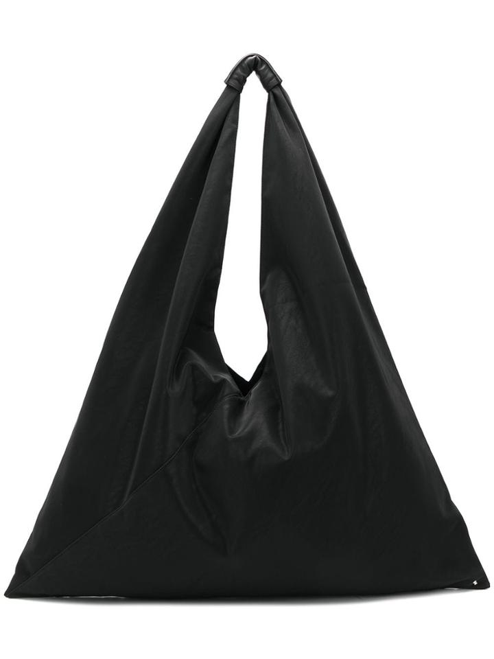 Mm6 Maison Margiela Triangle Bag - Black