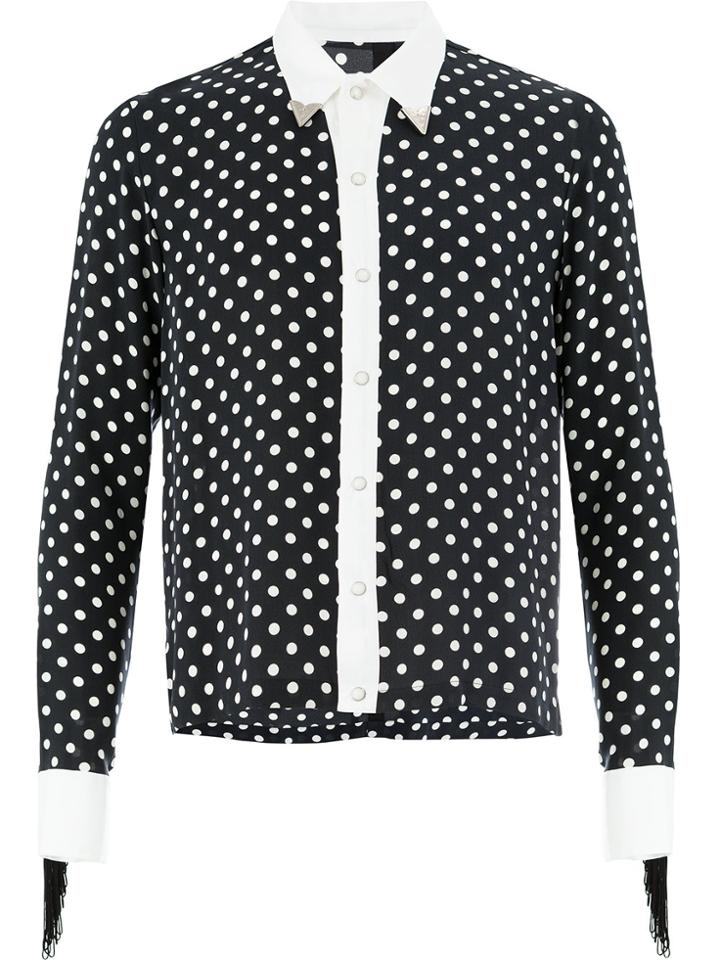 Takahiromiyashita The Soloist Polka-dot Shirt - Black