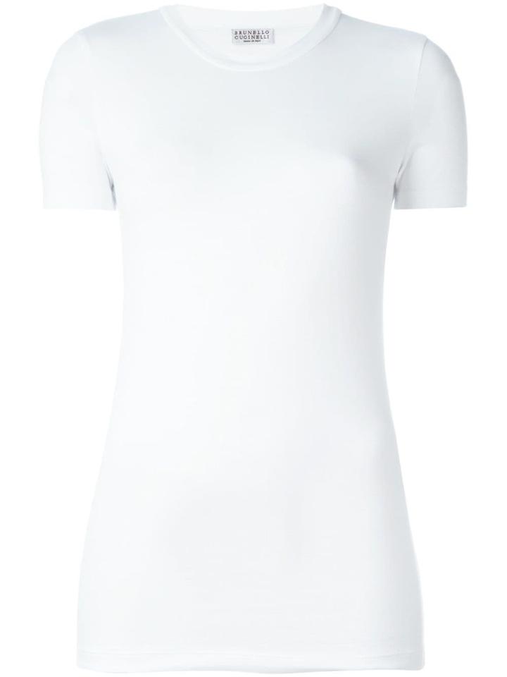 Brunello Cucinelli Round Neck T-shirt - White