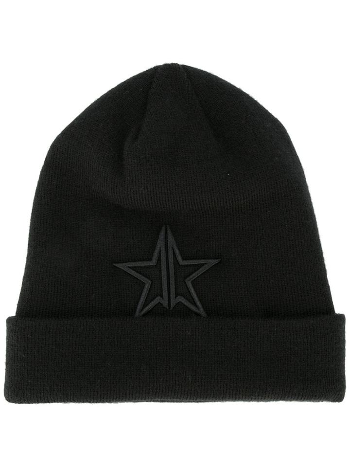 Kazuyuki Kumagai Embroidered Star Beanie - Black