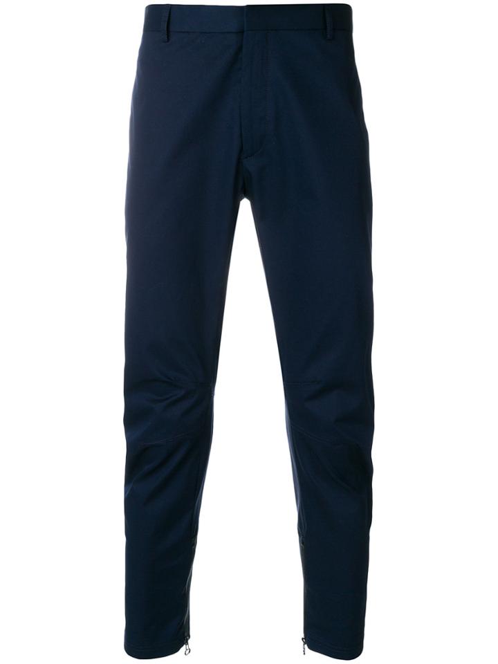 Lanvin Ruched Biker Trousers - Blue