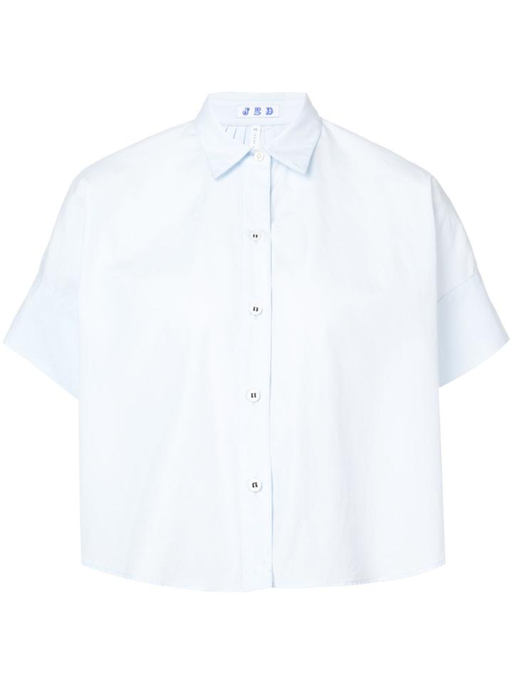 Jed Flared Half Sleeve Shirt - Blue